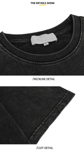 Custom Acid Wash Vintage Imprimir Oversized Camiseta Impresión digital al por mayor - Product Image 6