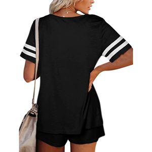 Nueva Colección de Conjuntos de Verano para Mujeres Adultas y Niñas, Cuello Redondo, Media Manga, Dos Piezas, Ropa Exterior por Encima de la Rodilla, 2026 - Product Image 4