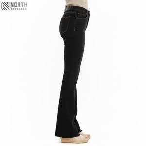 Premium Quality <b>Women's</b> Stretchy Pants Flare Denim Pants Breathable New Arrival Fashion Wear Denim Pants <b>Women's</b> <b>Jeans</b> - Product Image 3