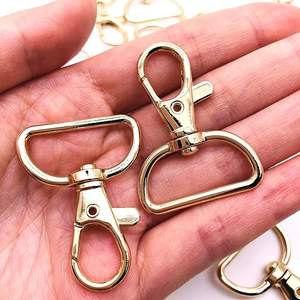 Fermoir à ressort pivotant classique en or, crochet à ressort, fermoir à ressort pour sangles et accessoires de mode, vente en gros - Product Image 2