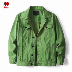 Chaqueta Vaquera Clásica para Hombre, Corte Regular, Material Duradero, Proveedor Mayorista OEM y ODM, Tallas Grandes - Product Image 5