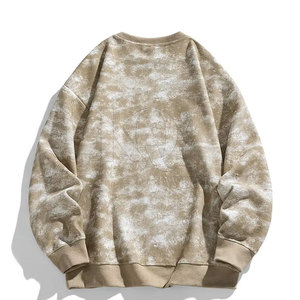 Sweat-shirt en coton mélangé pour homme, style épaules tombantes, idéal pour le streetwear urbain et un look décontracté, sweat-shirt pour homme - Product Image 3