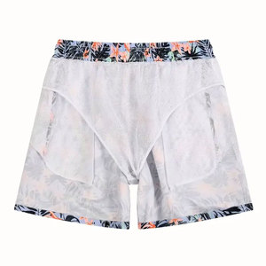 Pantalones cortos estampados de buena calidad al por mayor de alta calidad de secado rápido de talla grande pantalones cortos estampados para hombre resistentes a la venta hechos en Pakistán - Product Image 3