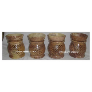 Creative Design Handmade Carved Aroma <b>Oil</b> <b>Burner</b> For Decoration And Home Air Freshener Purpose Natural Soapstone Latest <b>Burner</b> - Product Image 1