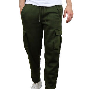 OEM vente en gros pantalons de jogging nus à la mode pour hommes pantalons de survêtement en molleton de coton options d'impression personnalisées fret de piste vierge - Product Image 1