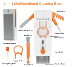 11 in 1 Laptop Keyboard Cleaner <strong>Kit</strong> Electronic Cleaner <strong>Kit</strong> for iPhone Cell Phone Brush <strong>Tool</strong> for Airpods,Tablet,<strong>Computer</strong> - Product Image 5