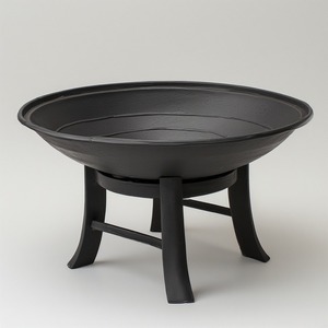 Durable Modern Metal Firepit <b>Wood</b> <b>Burning</b> Powder Coated Finish for Courtyard Terrace Areas Safe Fire Control Warm Atmosphere - Product Image 3