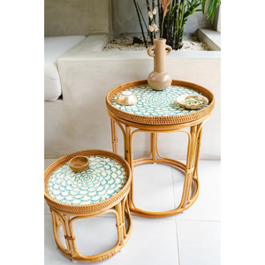 High Quality Wholesale <b>Rattan</b> <b>Round</b> <b>Coffee</b> <b>Tables</b> Made in Vietnam Decoration Home Furniture - Product Image 2