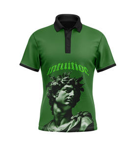 Camiseta Polo de Moda para Hombre, Estampado Gráfico Personalizado, Camiseta Polo de Manga Corta al por Mayor, Tejido Transpirable, Fabricante para Ropa Urbana - Product Image 5