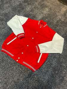 Personnalisable Varsity Baseball Jacket Cotton Blend Letterman Jacket Laine Cuir Manches Toile Caractéristiques Broderie Design Lettre - Product Image 3