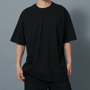 เสื้อยืดผ้าฝ้าย100% ขนาดใหญ่พิเศษสำหรับผู้ชายเสื้อยืดทรงหลวมทรงหลวมขนาดใหญ่พิเศษออกแบบได้ตามต้องการ - Product Image 5