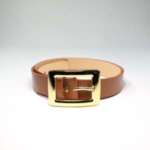 Cinturón de estilo casual para mujer con hebilla cuadrada de aleación - Product Image 1