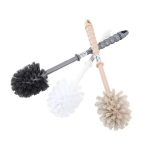 Brosse de nettoyage de toilettes en plastique à poils doux, écologique et durable 2025 avec support et boîte de rangement - Product Image 3