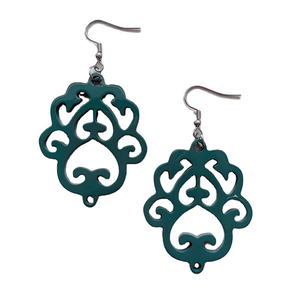 Meilleure vente cadeau fait main corne de buffle boucle d'oreille blanche boucles d'oreilles blanches faites à la main Offre Spéciale - Product Image 3