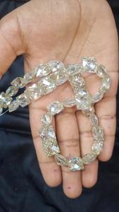 Perles de diamant fantaisie Moissanite coupe princesse 10 MM - Product Image 3