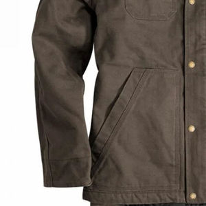 เสื้อแจ็กเก็ตผ้าแคนวาสสำหรับใส่ทำงานผ้าฝ้ายถัก100% เป็ดวินเทจคอตั้งลำลองฤดูหนาวกันน้ำได้ดีทรอยต์ - Product Image 4