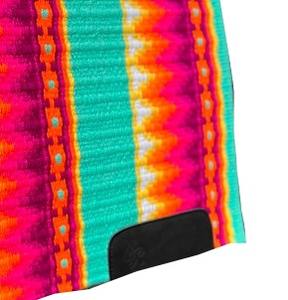 Vente chaude extrême qualité multicolore Style occidental tapis de selle nouvelle-zélande laine fourrure doublure cuir coton équitation - Product Image 3