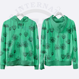 Men's High Quality Heavyweight 100% Cotton Hoodies Drop Shoulder Pullover Sweatshirts Street Wear Digital <b>Rhinestone</b> Design - Product Image 3