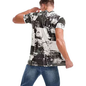 Camiseta Sublimada para Hombre, Ajuste Holgado, Precio al por Mayor, Nueva Llegada, 100% Algodón, Secado Rápido - Product Image 4