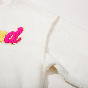 Custom Women Winter Pullover <b>Mock</b> Neck Front Logo Long Sleeves Casual Fleece - Product Image 5