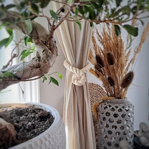 <b>Curtain</b> <b>holder</b> - tieback for <b>curtains</b>, rope binding with magnet hold - Product Image 5