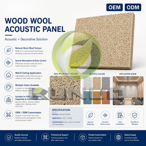 Panneau acoustique moderne en <span class=keywords><strong>laine</strong></span> <span class=keywords><strong>de</strong></span> <span class=keywords><strong>bois</strong></span>, directement <span class=keywords><strong>de</strong></span> l'usine, avec un NRC élevé <span class=keywords><strong>de</strong></span> 0,9 pour l'absorption acoustique des écoles, salons, halls et entrepôts - Product Image 4