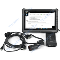 ET Adapter ET4 478-0235 herramienta de diagnóstico de excavadora de camiones adaptador de interfaz ET4 + Flash SIS + software Flash + juego de tableta Getac F110