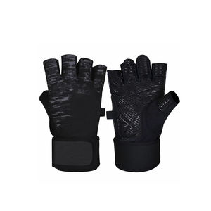 Gants d'haltérophilie paume rembourrée en maille respirante pour les amateurs d'entraînement de musculation - Product Image 5