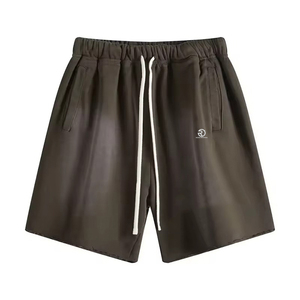 Custom Unisex Sun Faded 100% Cotton 2 Piece Outfits Oversized T-shirt and <b>Shorts</b> Set Two Piece Men's Printed <b>Shorts</b> Sets - Product Image 6