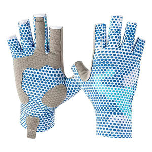 Guantes de pesca de diseño personalizado, guantes de pesca con logotipo personalizado, guantes de pesca sublimados de medio dedo personalizados - Product Image 1