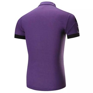 Camisas de hombre de alta calidad con diseño de camiseta de polo de algodón, camisetas de manga corta con bordado de logotipo OEM / ODM Aduanero de talla grande - Product Image 4