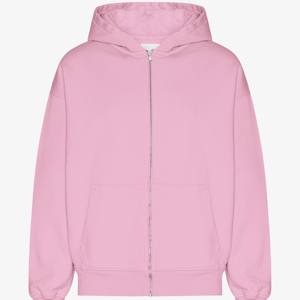 Venta al por mayor de alta calidad de peso pesado 100% algodón Zip Up Hoodies Hecho en Pakistán 450gsm Puff impresión sudaderas con capucha de gran tamaño para los hombres - Product Image 4