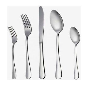 Wholesale Price Rose <b>Gold</b> Spoon Fork and Knife Amazing Long Stick Design Handle Knife and Spoon Fork Cutlery Set - Product Image 2