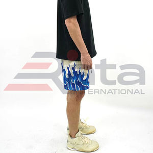 2023 été hommes Gym Running Shorts séchage rapide maille respirant Baggy plage Style décontracté avec motif solide imprimé numérique - Product Image 4