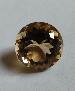 Cuarzo dorado natural (12ct facetado)-Origen indio (27243) -Formas personalizadas-Piedras sueltas para la fabricación de joyas - Product Image 1