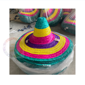 Venta al por mayor de tradición y artesanía de sombreros de paja mexicanos vietnamitas de alta calidad - Product Image 1