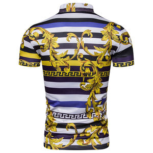 Polo de diseño liso de talla grande para hombre - Product Image 6