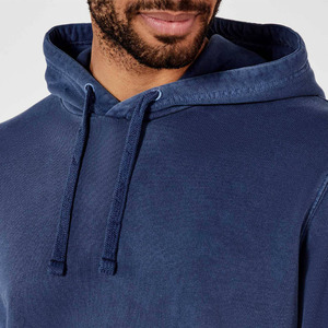 Sweat à capuche homme 2026 style vintage délavé, mélange de coton doux, style streetwear décontracté, OEM/ODM, idéal pour l'automne et l'hiver - Product Image 3