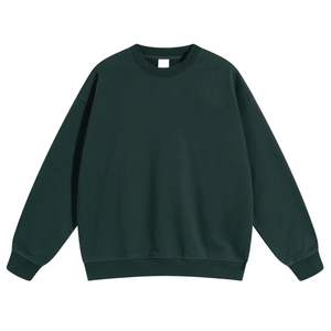 Sudaderas Holgadas de Manga Larga para Hombre, Estilo Informal, Lisas, de Felpa, 100% Algodón, Anti-Pilling, Cuello Redondo - Product Image 5