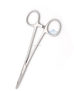 Olsen Hegar Porte-aiguille manuel 15cm avec pinces à ciseaux Instruments chirurgicaux en acier inoxydable Composants en bois et en plastique - Product Image 6