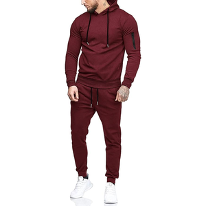 Trajes de chándal de punto para hombres Trajes atléticos casuales de 2 piezas Chándales para hombres Conjunto transpirable Conjuntos de Jogger - Product Image 1