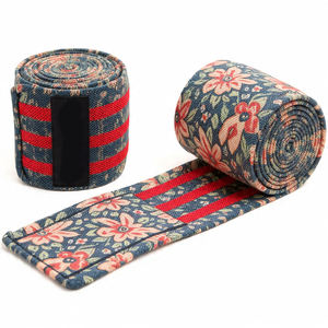 Bandes de genou en néoprène imprimées pour l'entraînement de musculation - Soutien élastique robuste - Product Image 2