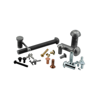 Rivet à tête ronde solide en acier inoxydable A2 304, diamètre 3 mm, longueur 0,118 5 mm, finition brute, conforme à la norme NFE 27153
