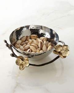 Bol rond en métal pour fruits secs, pour servir et décorer la table - Product Image 1