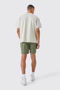 Shorts cargo pour hommes à taille mi-haute, écologiques, à logo imprimé, pour le sport, le jogging, les activités de plein air, décontractés, solides, vente chaude de l'été - Product Image 3