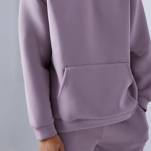 Ensemble de survêtement à capuche imprimé en deux pièces de luxe personnalisé, nouvelle mode, maternité, 100% coton, décontracté, régulier, hiver - Product Image 5