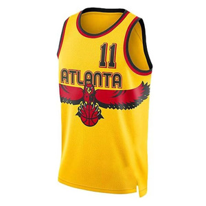 OEM Diseño Personalizado EE. UU. Bordado Retro Baloncesto Jersey Nueva Moda Malla Transpirable Venta al por mayor Baloncesto Tallas grandes Conjunto - Product Image 4