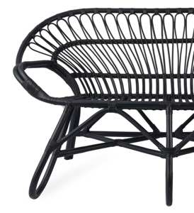 Modern Leisure Sofa with Handmade Rattan <b>Shell</b> Arms Wholesale Home Furniture for Living Room Bedroom Leisure <b>Chairs</b> for Villas - Product Image 5