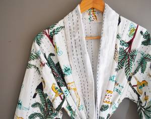 Chaqueta de alta moda hecha a mano para hombre y mujer, chaquetas de fiesta de manga larga bohemias para trabajo manual, kanta, Unisex - Product Image 4