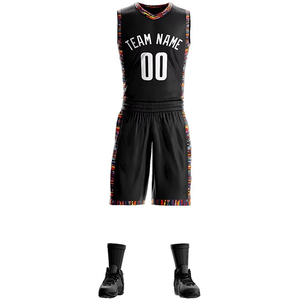 Nueva llegada personalizada 100% poliéster ropa deportiva baloncesto uniforme de calidad superior sublimación impresa conjuntos para ropa de baloncesto - Product Image 1